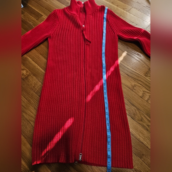 Moda International Red Knit Robe - Picture 11 of 12